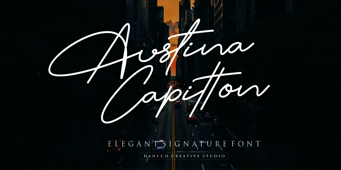 Шрифт Austina Capitton